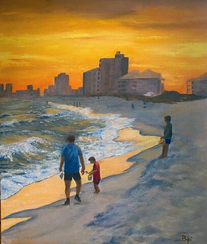 Orange Beach Sunset
