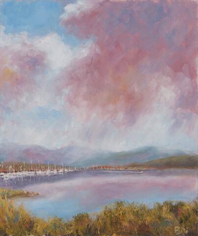 Rain on Lake Dillon